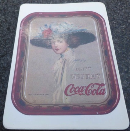 9322-1 € 2,50  coca cola kartonnen magneet 12,5x9cm